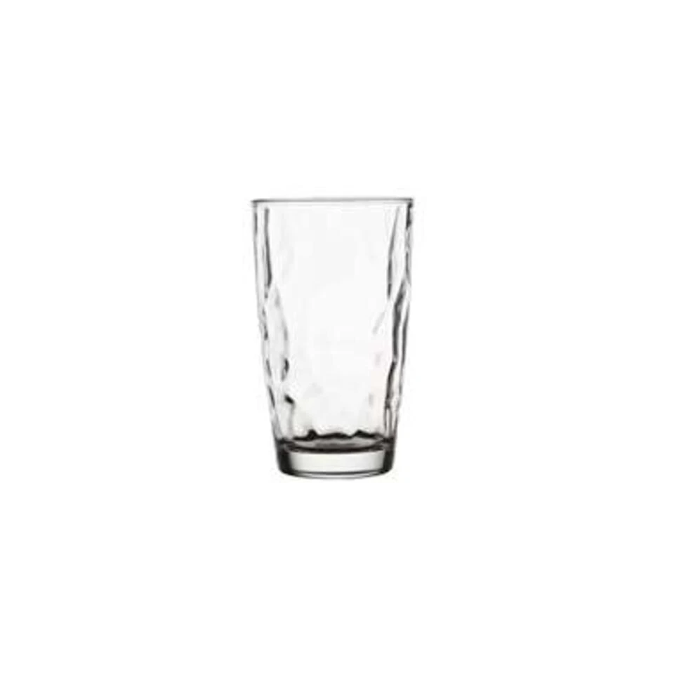 Bormioli Rocco 6x Stuks Tumbler Waterglazen/sapglazen Diamond Dof 470 Ml - Afbeelding 2