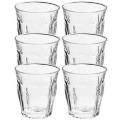 Duralex Drinkglazen Picardie - 6 Stuks - Glas - 250 Ml