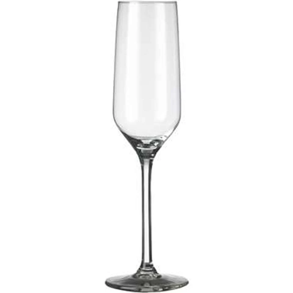 Champagneglazen Carre - 6 Stuks - Glas - 220 Ml - Afbeelding 2