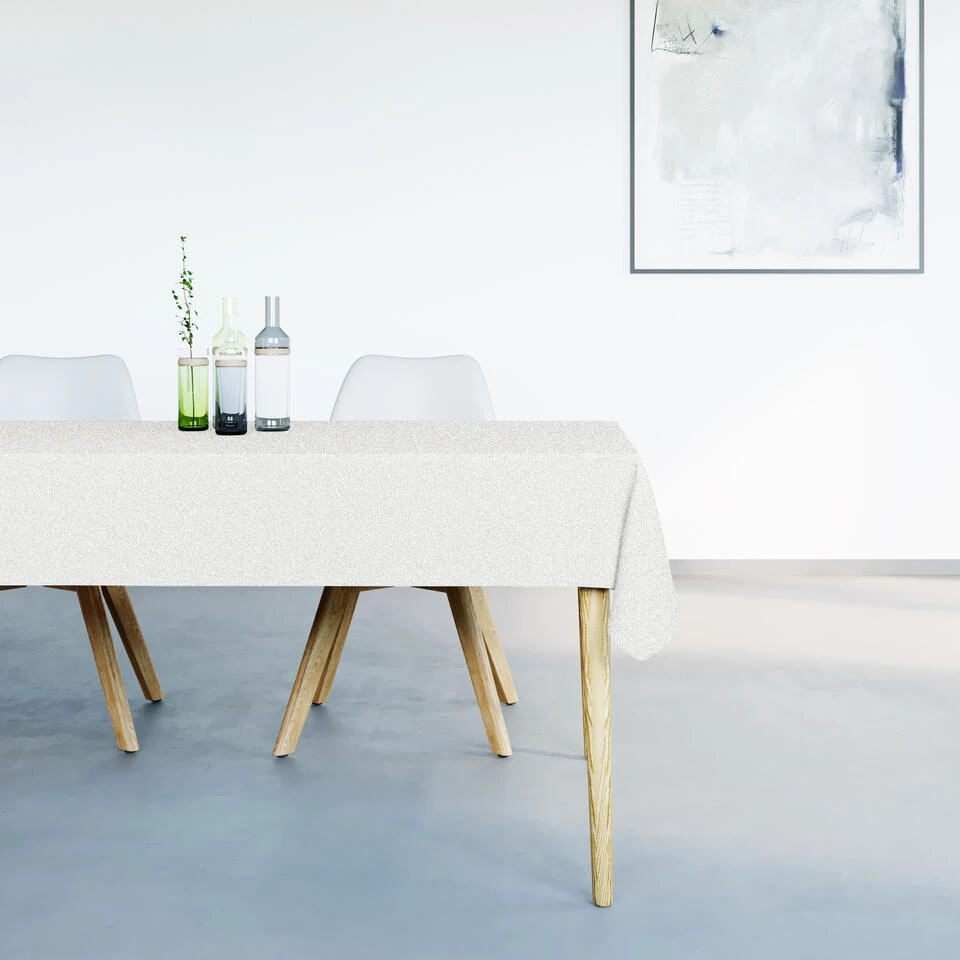 Mistral Home - Tafelkleed Glitter Effect - 150x250 Cm - Ecru - Afbeelding 2