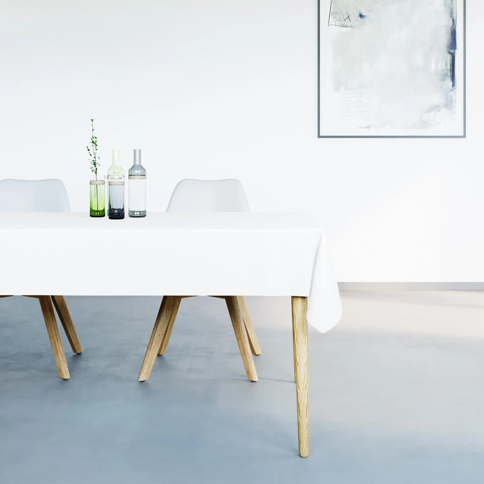 Mistral Home - Tafelkleed Waterafstotend - 150x250 Cm - Wit - Afbeelding 2