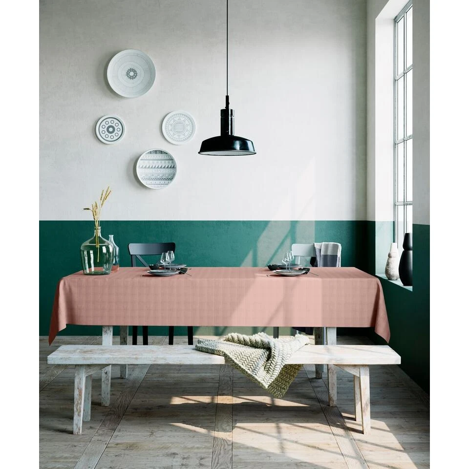 Mistral Home - Tafelkleed Gerecycleerd - 150x250 Cm - Roze - Afbeelding 2