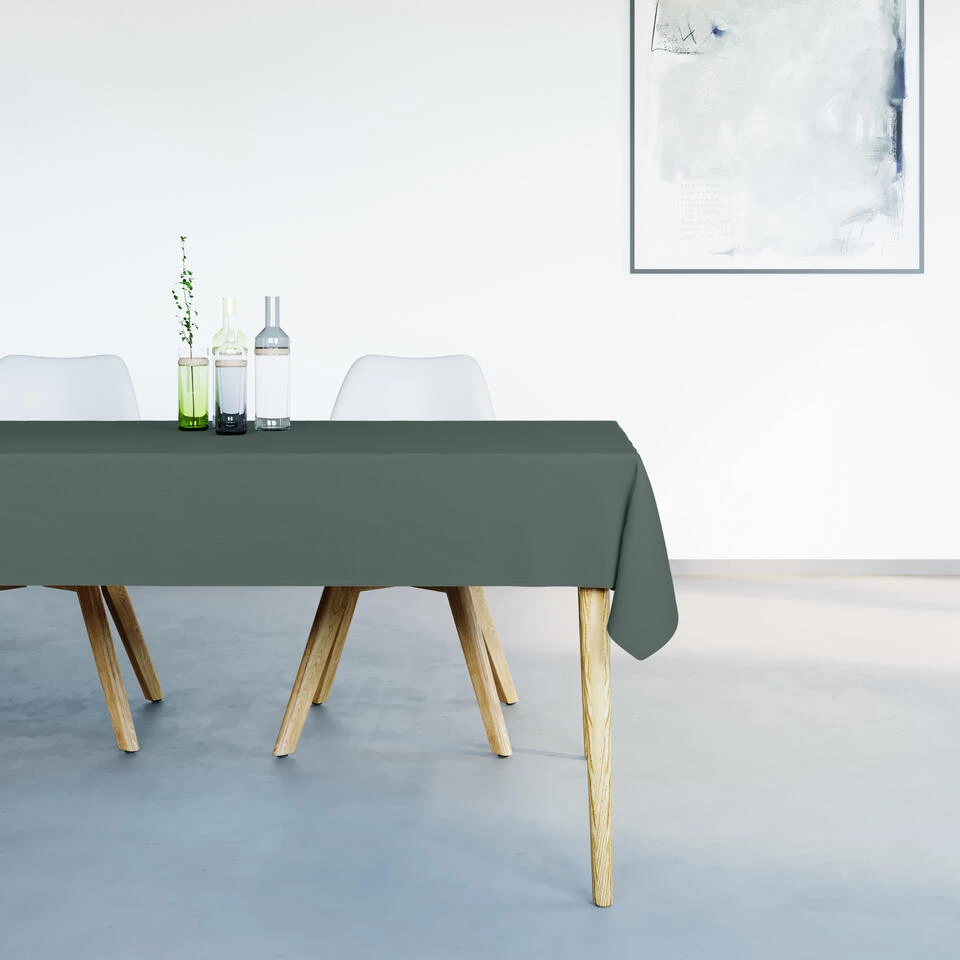 Mistral Home - Tafelkleed Waterafstotend - 150x250 Cm - Donkergroen - Afbeelding 2