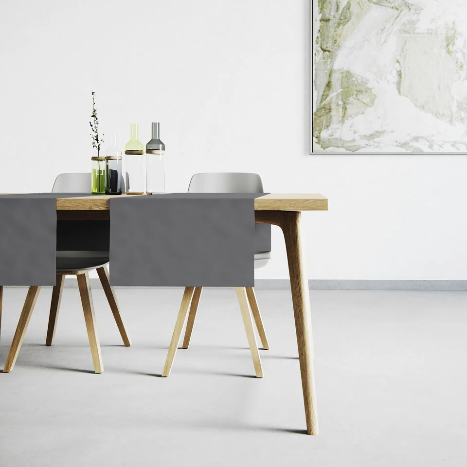 Mistral Home - Tafelloper Waterafstotend - 45x145 Cm - Donkergrijs - Afbeelding 2