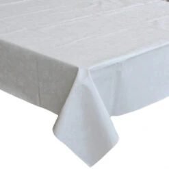 Bellatio Design Tafelzeil - Wit - Bloemen Motief - 140 X 220 Cm