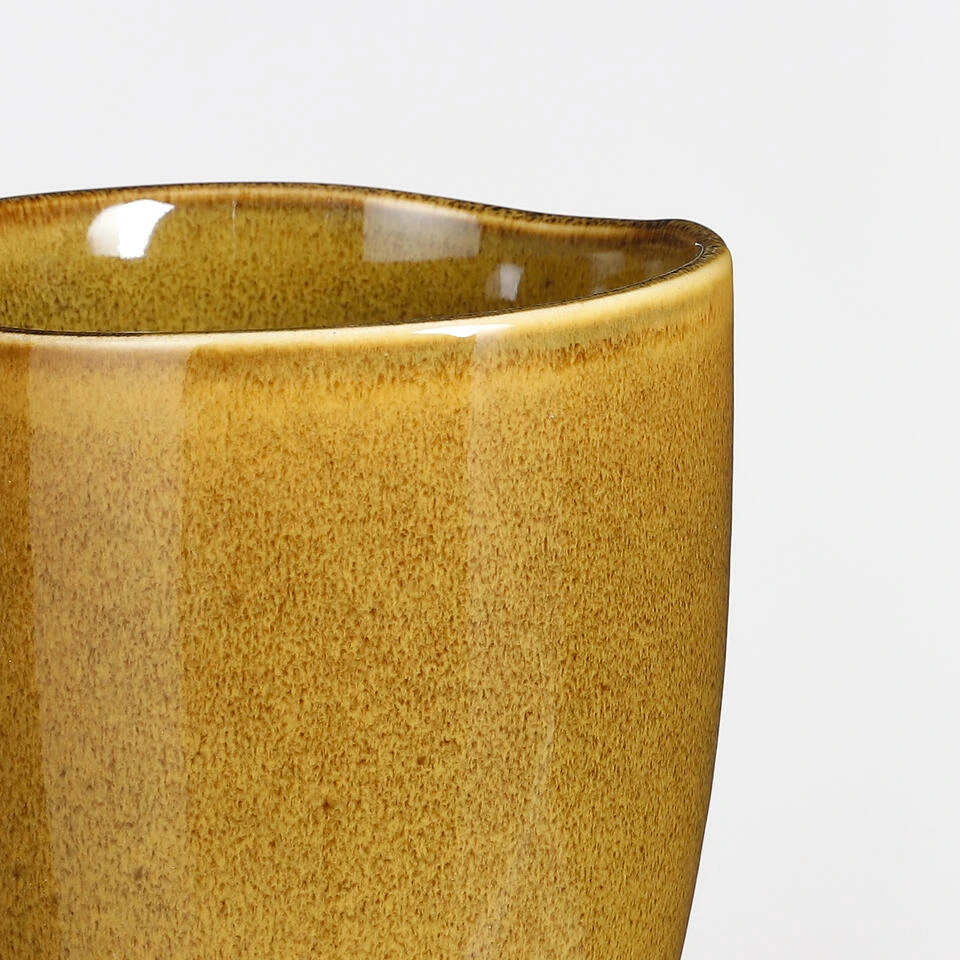 Mica Decorations Tabo Serviesset 4 Persoons Keramiek Oker - Afbeelding 3