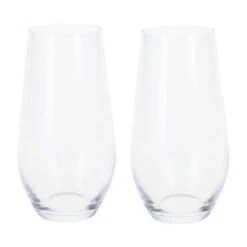 Merkloos Drinkglazen - 4 Stuks - Kristalglas - 580 Ml