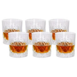Merkloos Drinkglazen - 6 Stuks - Glas - Transparant - 230 Ml