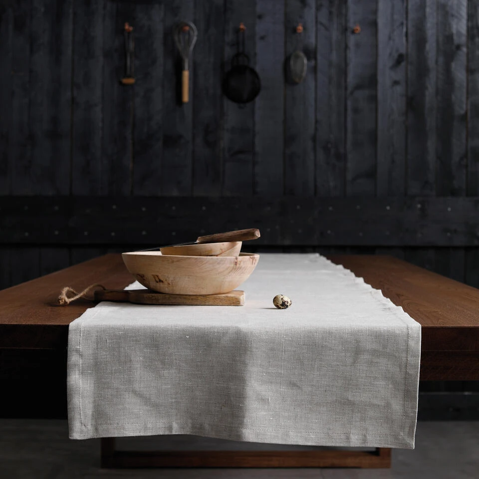 DDDDD Tafelloper Cabin - 50 X 140 Cm - Naturel - 2 Stuks - Afbeelding 2