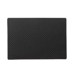 Wicotex Placemat Zefiro - Luxe - Zwart - 43 X 30 Cm