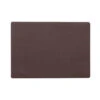 Wicotex Placemat Plain - Luxe - Bruin - 43 X 30 Cm