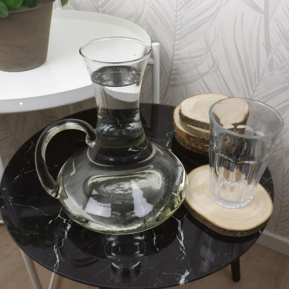 Orange85 Decanteer Karaf Met Oor 1.5L Wijn Beluchter Decanteerkan Glas - Afbeelding 3