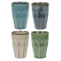 OTIX Cappuccino Mokken 330 Ml Latte Macchiato Glazen Hittebestendig Set Van 4