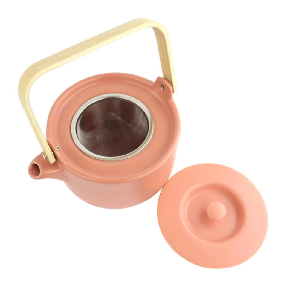 Orange85 Theepot Terracotta Kleur 80cl Aardewerk - Afbeelding 3