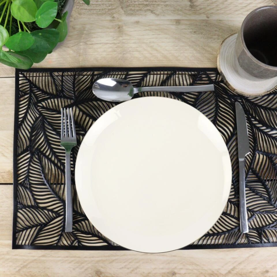 OTIX Dinerborden 6 Stuks Van Porselein 26,5 Cm Borden Wit Met Goud - Afbeelding 3