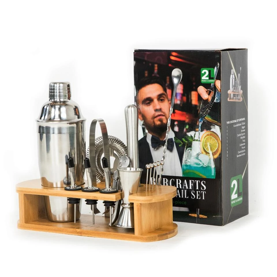 BarCrafts Cocktailset 16-delig Incl Standaard - Afbeelding 2