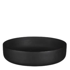 Mica Decorations Tomar Schaal - H6 X Ø26 Cm - Mangohout - Zwart