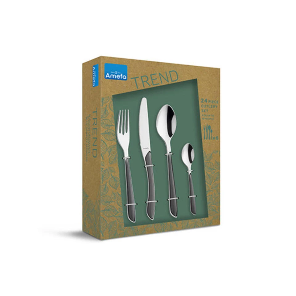 Amefa Eclat Grijs Bestek - Set Van 26 - Afbeelding 2