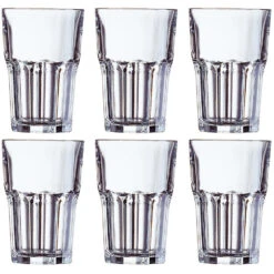 Arcoroc Drinkglazen Granity - 6 Stuks - Transparant - Glas - 350 Ml