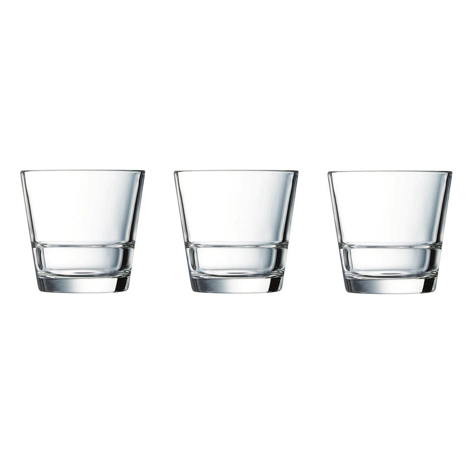 Arcoroc Waterglazen - 6 Stuks - Tumbler - 210 Ml