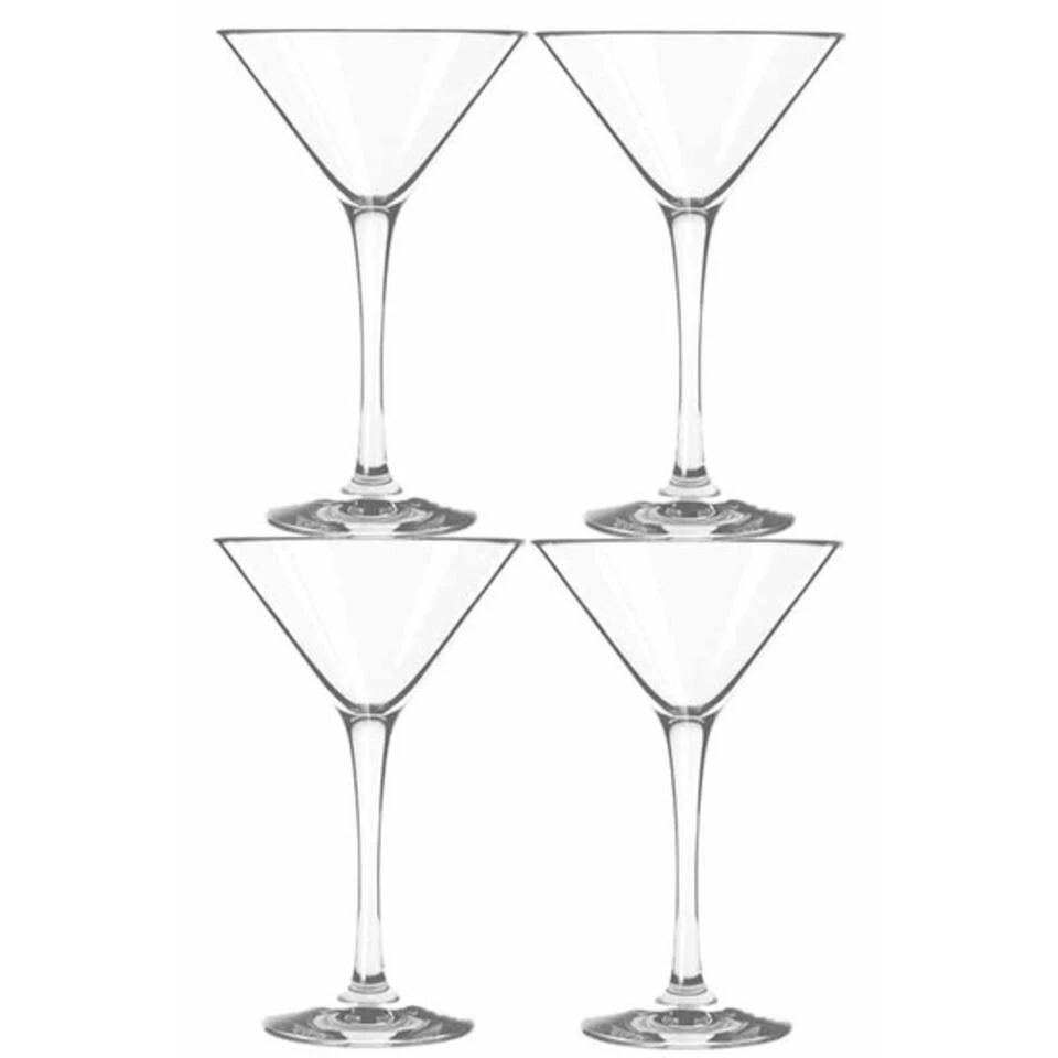 Royal Leerdam Cocktailglas - 4 Stuks - Martini - Glas - 250 Ml