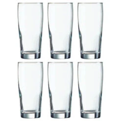 Arcoroc Bierglazen - 12 Stuks - Fluitjes - Glas - 330 Ml