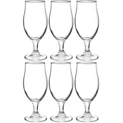 Bormioli Rocco Bierglazen - 6 Stuks - Speciaalbier Glazen - 375 Ml