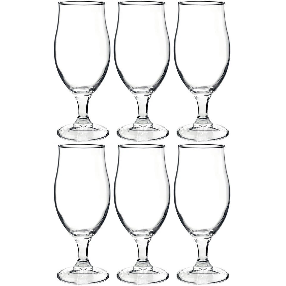 Bormioli Rocco Bierglazen - 6 Stuks - Speciaalbier Glazen - 375 Ml