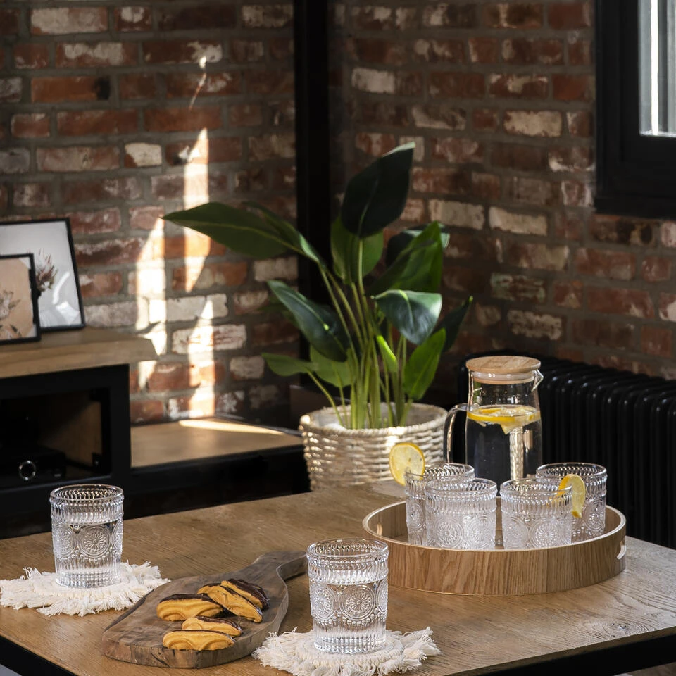 Krumble Waterglas Vintage - 260 Ml - Set Van 6 - Afbeelding 2