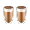 Krumble Latte Macchiato Glas Dubbelwandig 400ml - Set Van 2