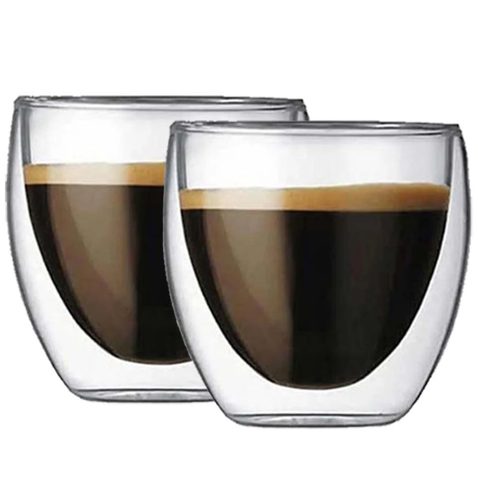 Krumble Espresso Glas Dubbelwandig Set Van 4 - Afbeelding 2