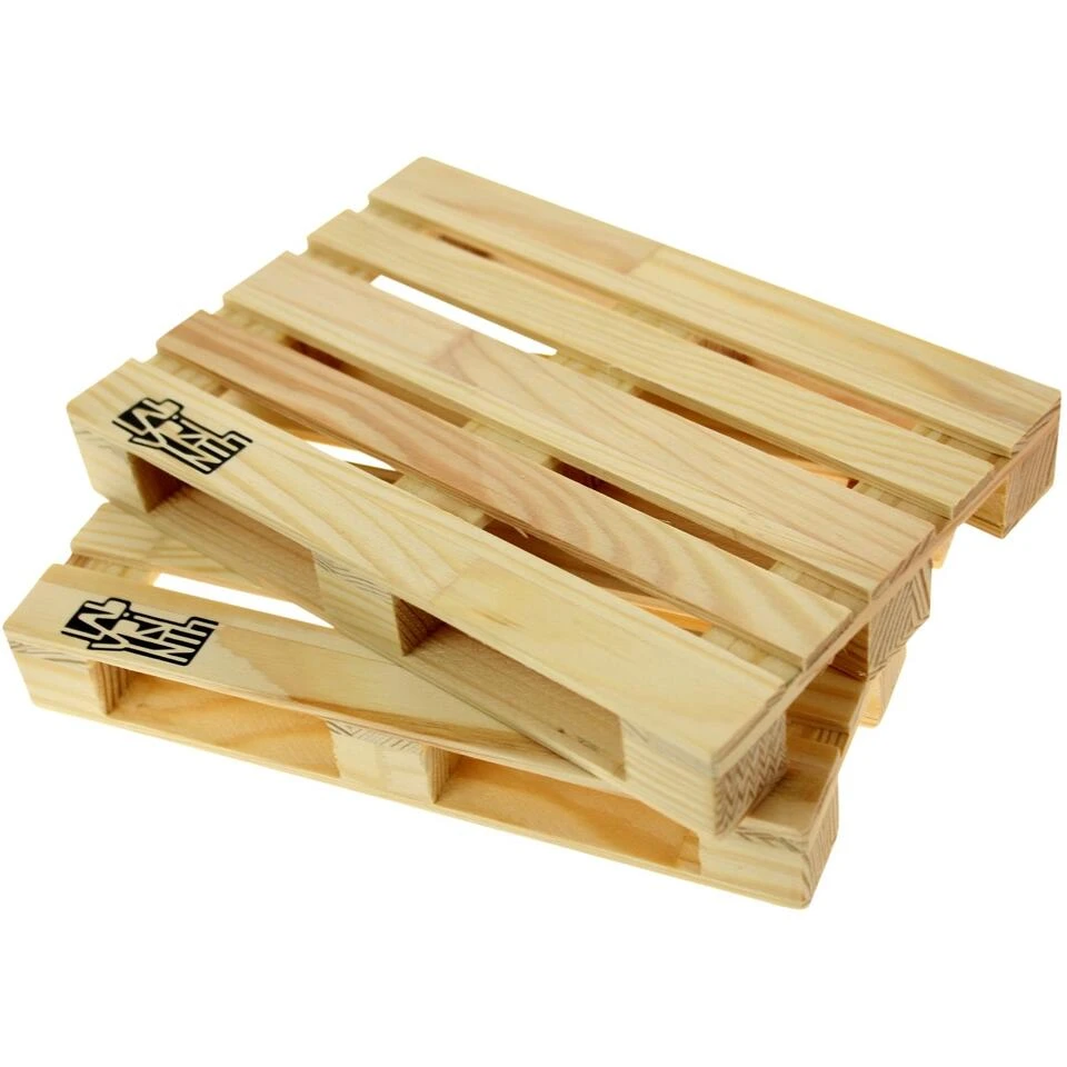 Labyrinth Palette Trivet - Set Van 2 Houten Onderzetters Voor Pannen (19x12,8) - Afbeelding 3