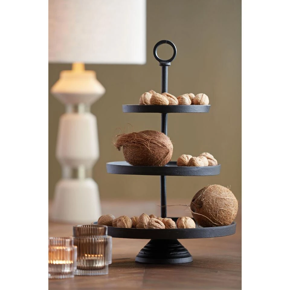 Etagère Marozu - Zwart - 3 Laags - Afbeelding 3