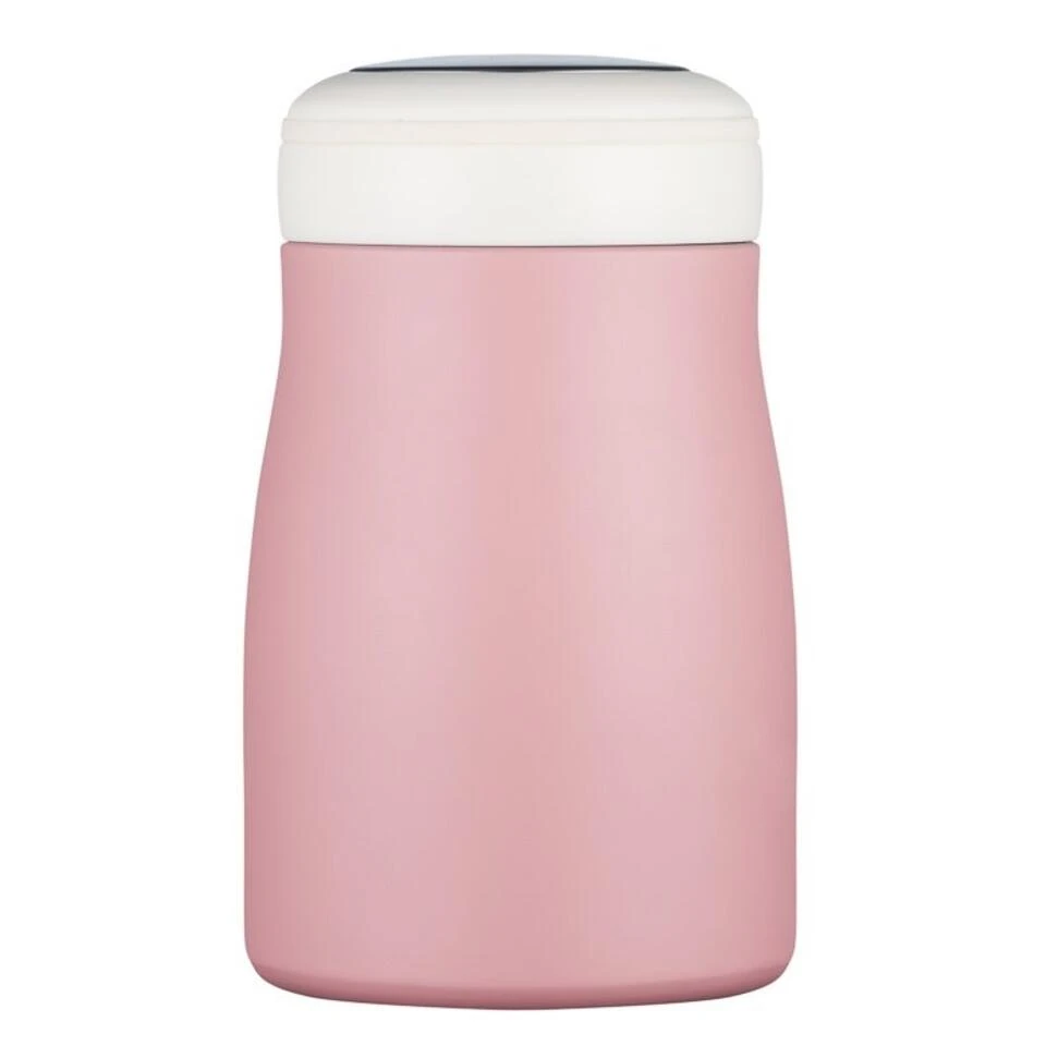 Ecoffee Cup Local Fluff Warm/Koud Dubbelwandig Thermosfles - 500 Ml - Roze