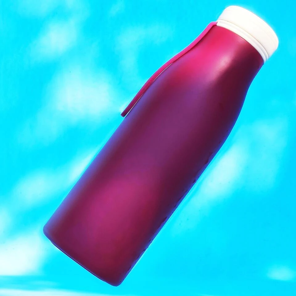 Ecoffee Cup Warm/Koud Dubbelwandig Thermosfles - 500 Ml - Roze - Afbeelding 3