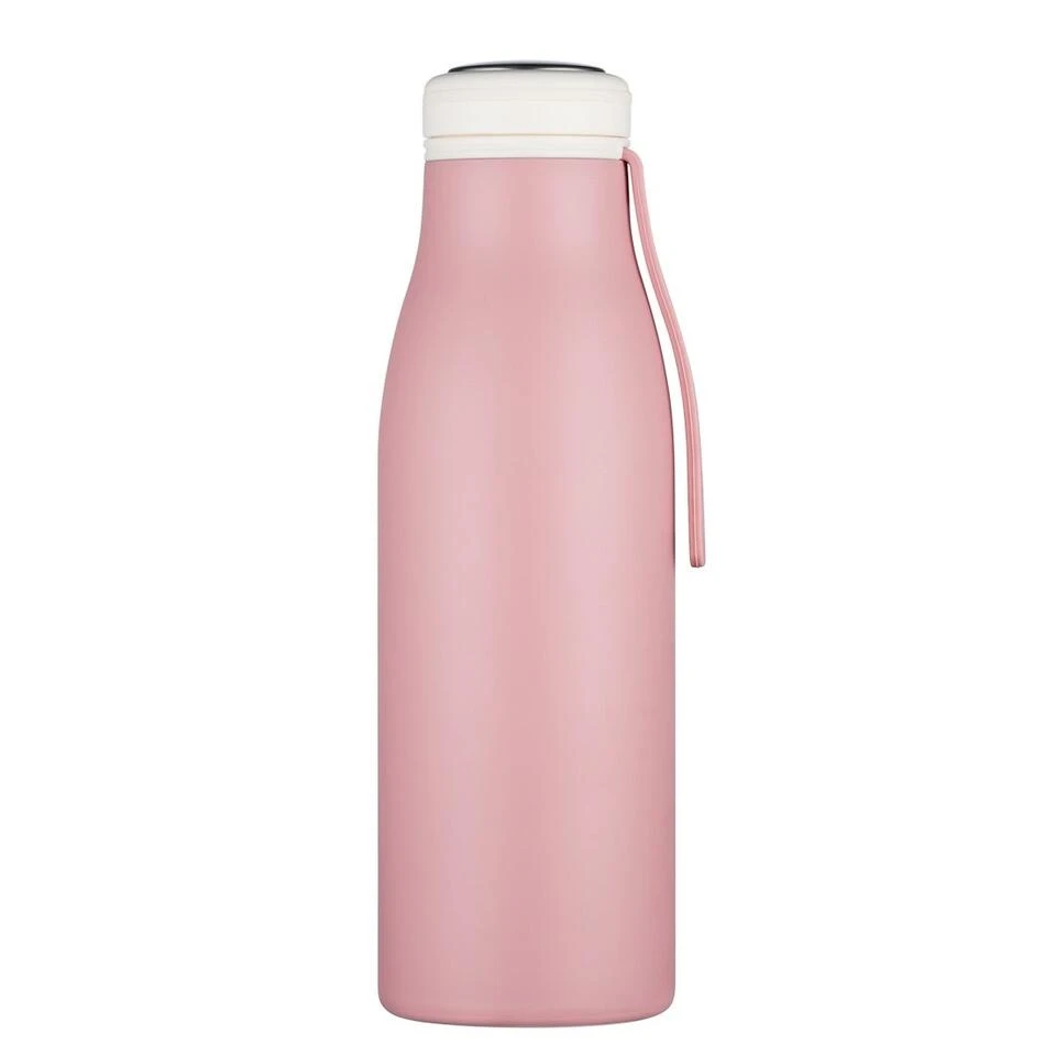 Ecoffee Cup Warm/Koud Dubbelwandig Thermosfles - 500 Ml - Roze