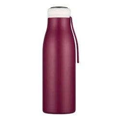 Ecoffee Cup Warm/Koud Dubbelwandig Thermosfles - 500 Ml - Donkerrood