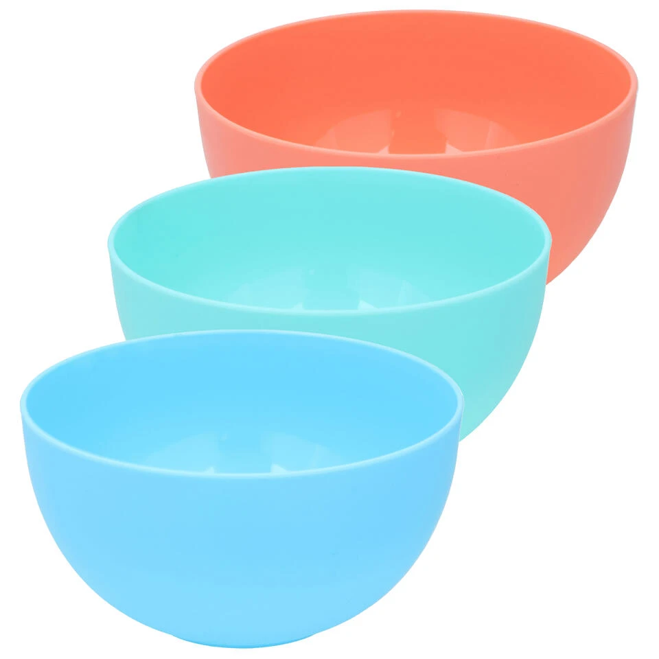 Cuisine Elegance - Set Van 3x Kommen - Kunststof - 400ml - 12,5 X Cm - Afbeelding 3