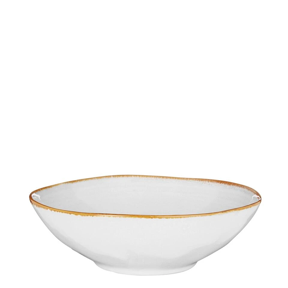 Mica Decorations Tabo Schaal - H7,5 X Ø23,5 Cm - Wit