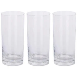 Alpina - Longdrink Glazen - 3x Stuks - Glas - 350 Ml - 6 X 15 Cm