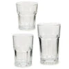 Vivalto Drinkglazen-waterglazen - 18st - 3 Formaten Transparant 260-290-340 Ml