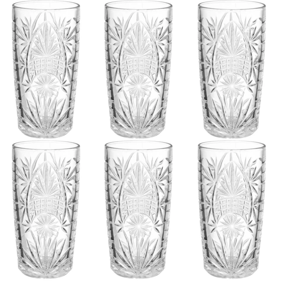 Secret De Gourmet Longdrink Glazen - 6 St - 350 Ml - Ayla