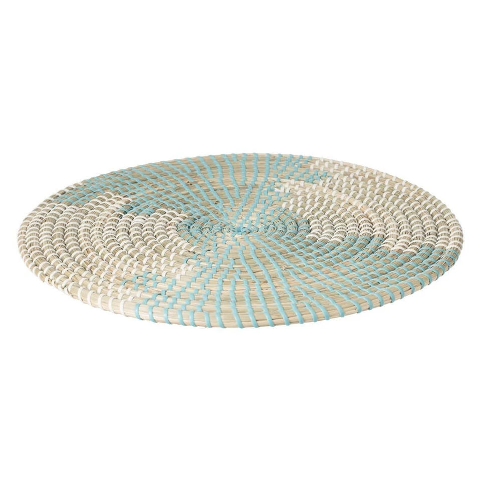 Secret De Gourmet Placemat - Zeegras - Geel-wit - 35 Cm