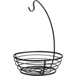 Cosy&Trendy Fruitmand Met Banaanhouder - Zwart