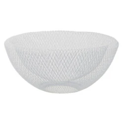 Cosy & Trendy Fruitmand-fruitschaal - Metaal - Wit - 31 X 15 Cm