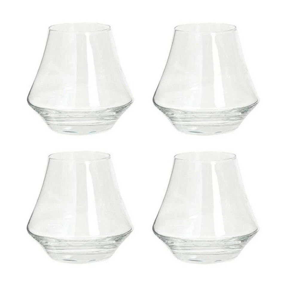 Secret De Gourmet Whisky Glazen - 4x - Transparant - 290 Ml