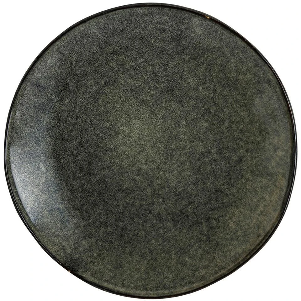 Dutch Rose Bord Plat 26,5 Cm Groen - Afbeelding 2