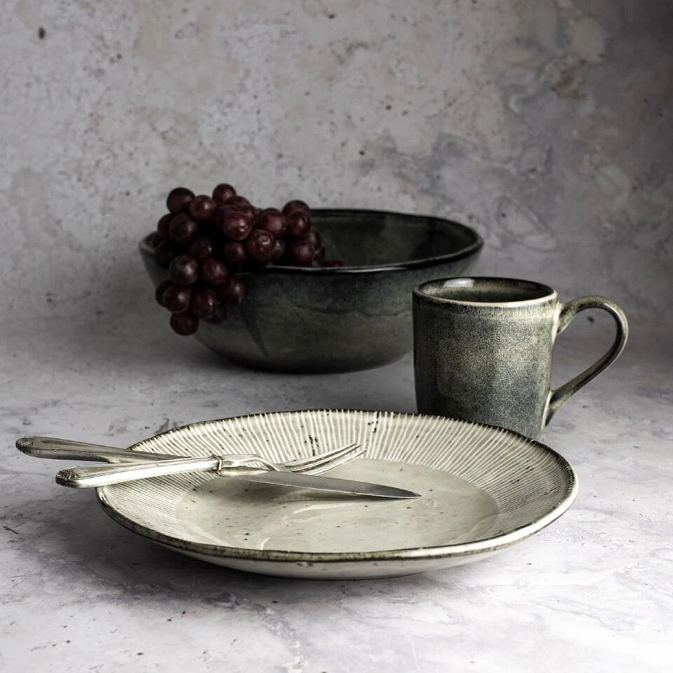 Dutch Rose Schaal 23 Cm Creme - Afbeelding 4