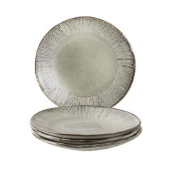 Dutch Rose Giftset 4 Borden 21,5 Cm Creme