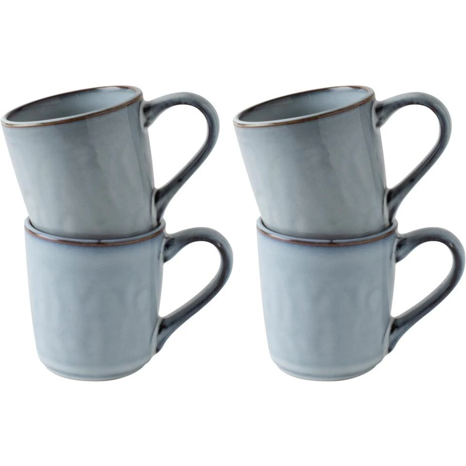 Dutch Rose Giftset 4 Bekers Blauw 39 Cl. - Afbeelding 2